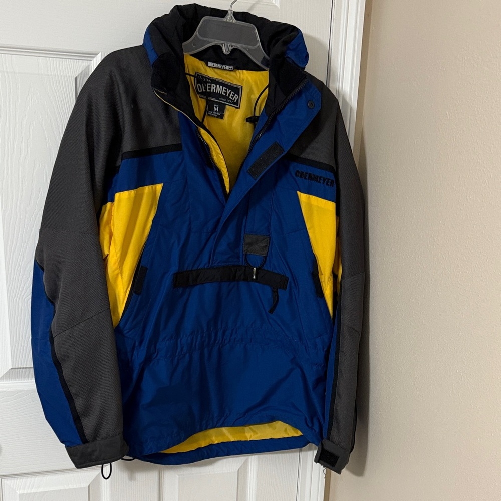Obermeyer Blue and Yellow Anorak